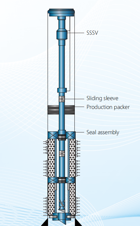 气井生产完井管柱