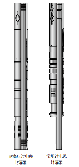 可回收式液压坐封过电缆封隔器